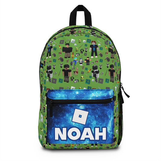 Green Roblox Boys Backpack
