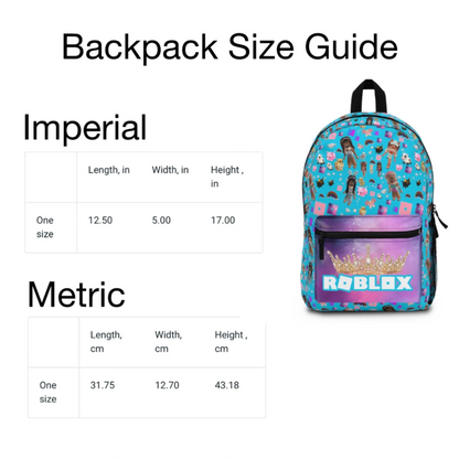 Roblox Girls Backpack
