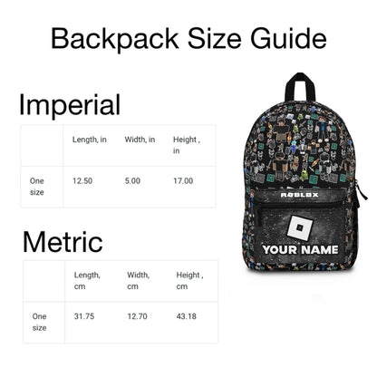 Custom Boys Roblox Backpack